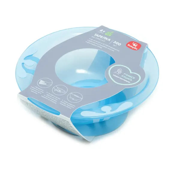 Тарелка BabyGo Blue 300 мл