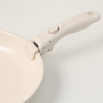 Набор посуды для приготовления со съемной ручкой smart ceramic, 7 предметов, цвета топленого молока