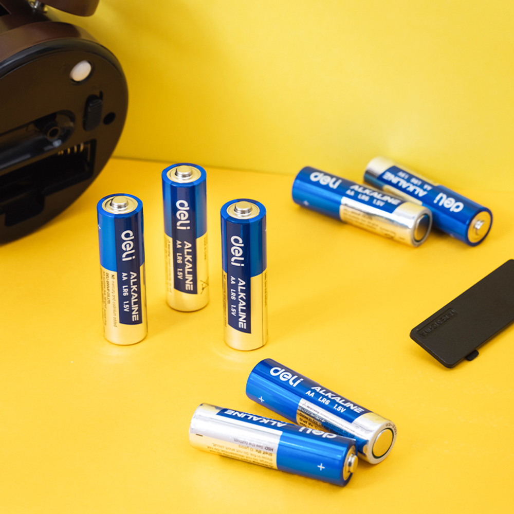 Батарейки DELI Alkaline, LR6, 1.5V, AA, 4 шт/упак