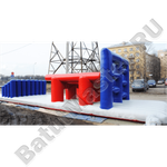 Надувная полоса препятствий "Полоса стена"