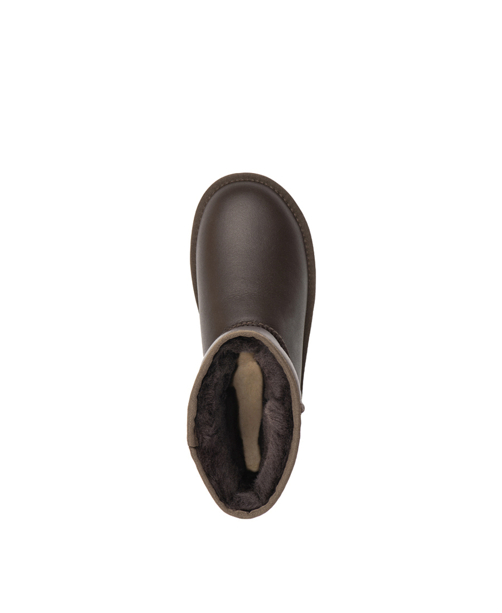 SHORT METALLIC II-chocolate