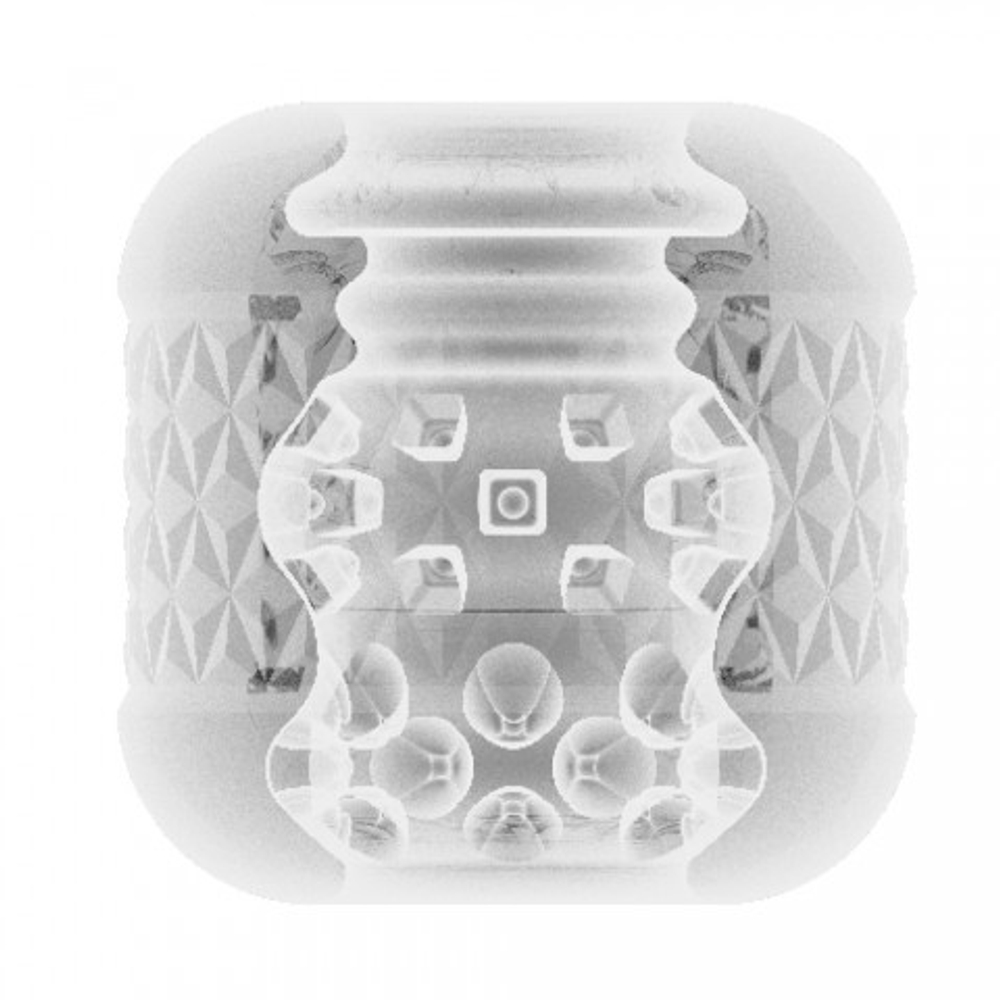 Мастурбатор с текстурированным каналом Cory прозрачный