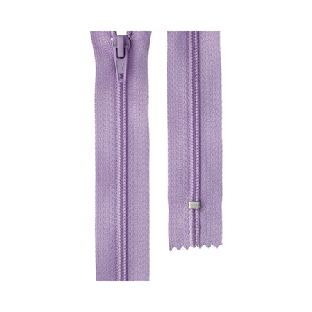 Молния  н/р брючная "Gamma", 20 см, замок-автомат, №163 сиреневый