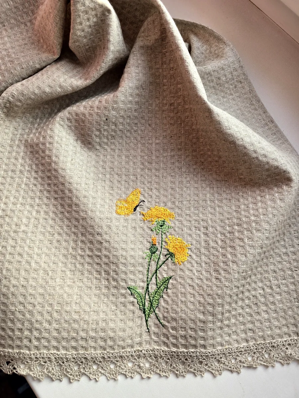 Полотенце для кухни "Одуванчик"