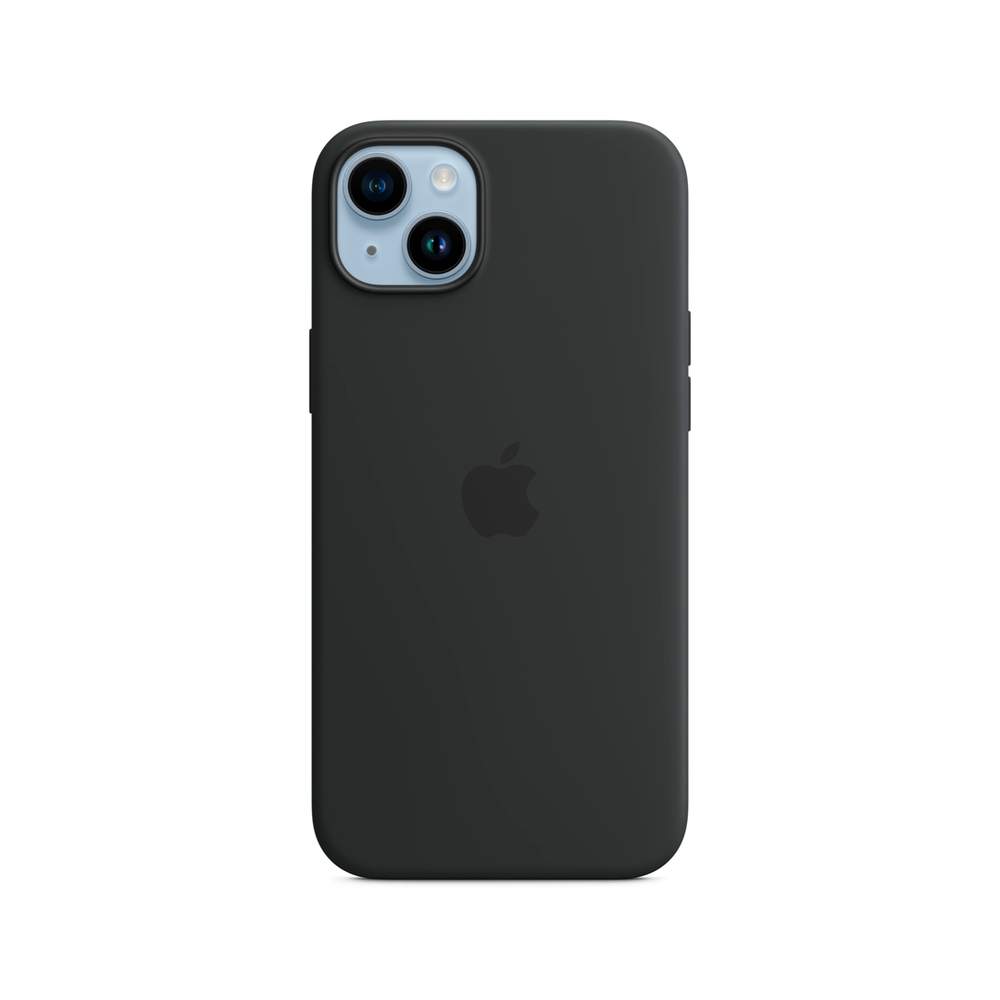 Силиконовый чехол с поддержкой MagSafe Apple Silicone Case для iPhone 14 Plus, Midnight (Темная ночь)