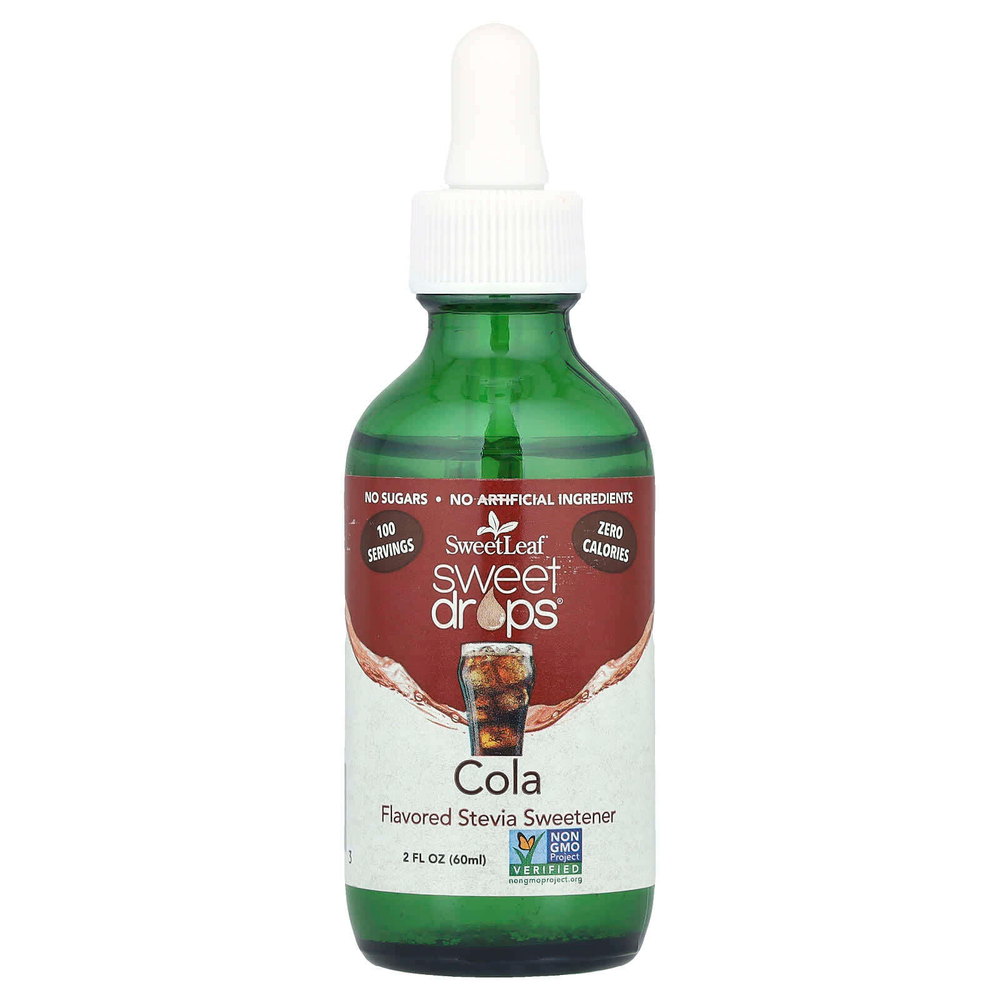 SweetLeaf Stevia, Кола, 60 мл (2 жидк. Унции)