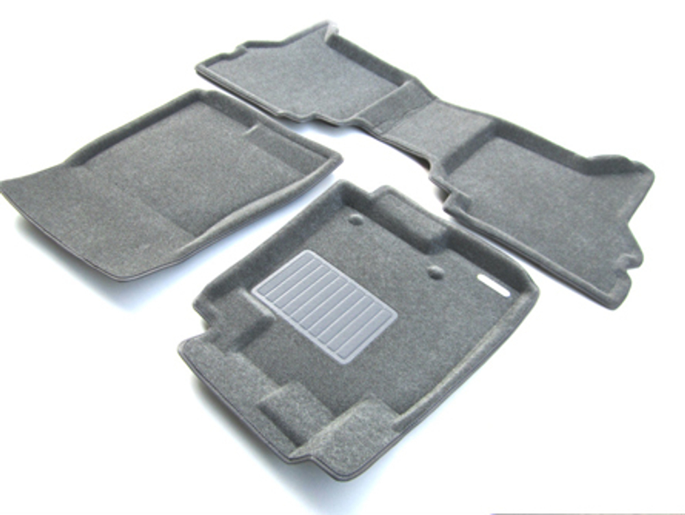 Коврики салона для MITSUBISHI Pajero IV (2006-2019) Euromat 3D Business серые. Арт. EMC3D-003610G