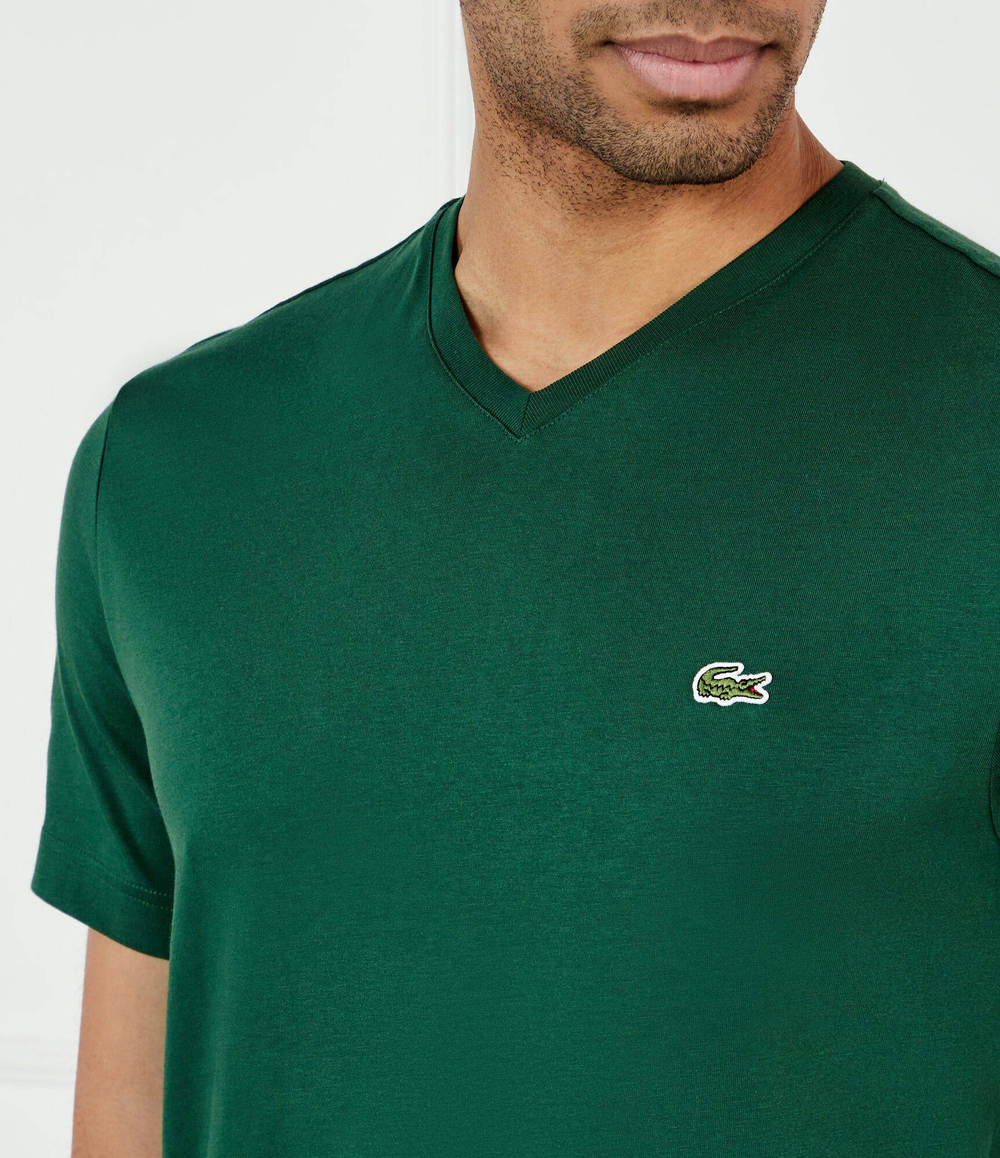Футболка Lacoste - темно-зеленый(TH5077)