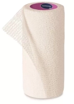 9324863 Бинт Peha-haft Color white/Пеха-хафт колор белый, бинт когезивный эластичный фиксирующий 10 см x 4 м, 1 шт