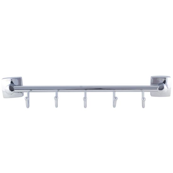 Крючки на планке 5 шт. Besser BS 8822 (35,5х6,5х6,5 см) из нержавеющей хромированной стали