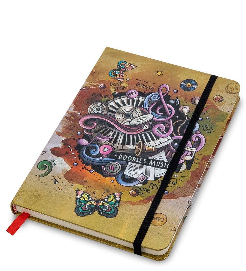 BM-05/2 Блокнот сред. «Звуки музыки» (3D твердая обложка)