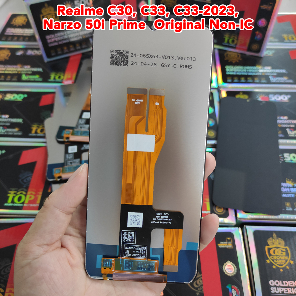 Дисплей Realme C30/ C33/ C33-2023/ Narzo 50i Prime; бренд Crown (как OR100)
