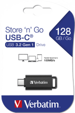 Флеш-накопитель Verbatim Store'n'Go USB-C 3.2 128 Гб
