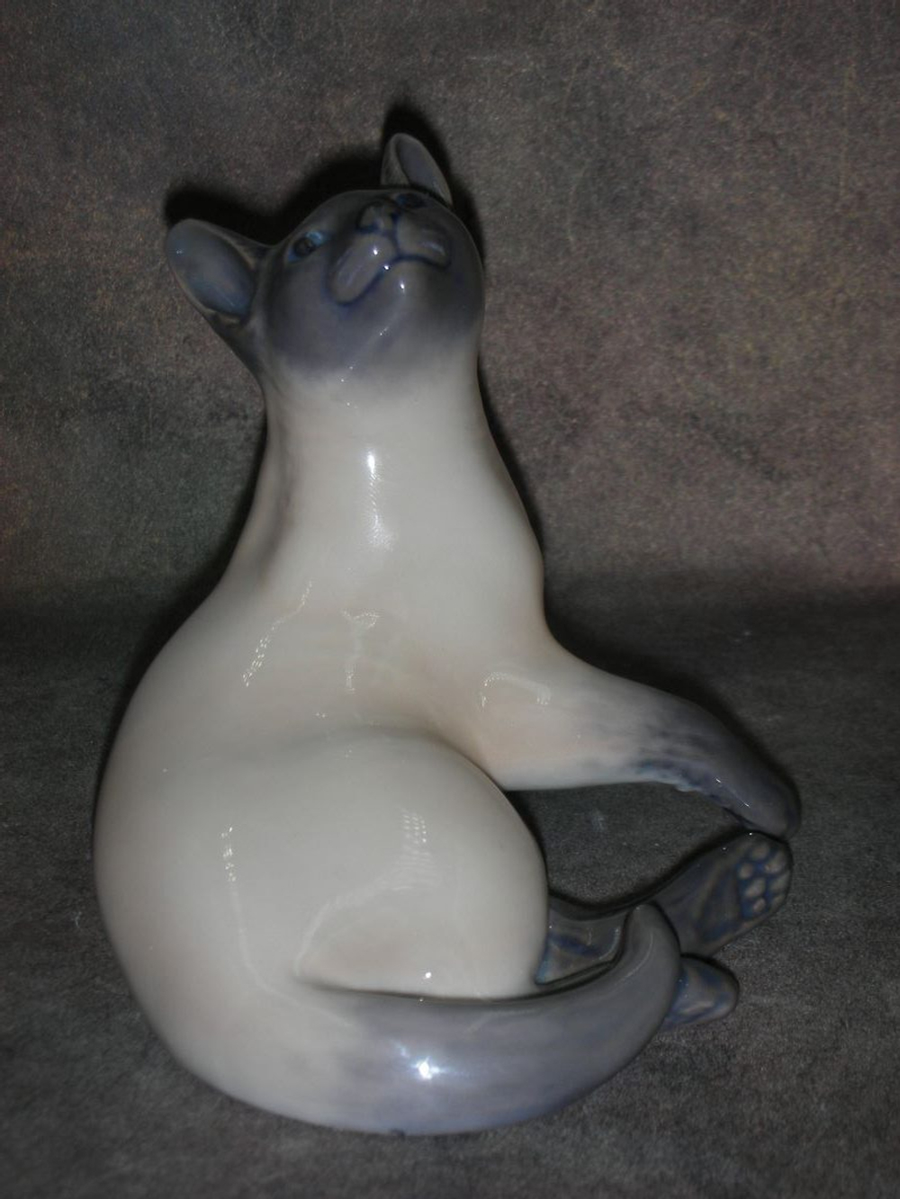 Статуэтка. Фарфор. Сиамский кот. Royal Copenhagen. Дания