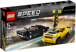 LEGO Speed Champions: Автомобили 2018 Dodge Challenger SRT Demon и 1970 Dodge Charger R/T 75893 — 2018 Dodge Challenger SRT Demon and 1970 Dodge Charger R/T — Лего Спид чампионс Чемпионы скорости