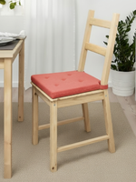 Подушка на стул Икеа Юстина 35/42 x 40 х 4 см, красный