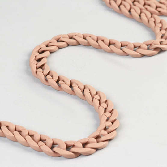 Цепь для сумки 120 см. пластик (Персик)