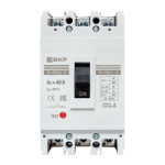 Автоматический выключатель в литом корпусе  EKF mccb99-63-40m