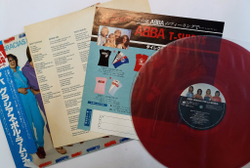 Винтажная виниловая пластинка ABBA Gracias Por La Musica (Абба поет на испанском языке) (Japan 1980 Red Vinyl)