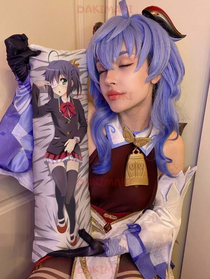 Мини дакимакура Рикка Таканаши из Чудачества любви не помеха арт. M0851, 60х20 см