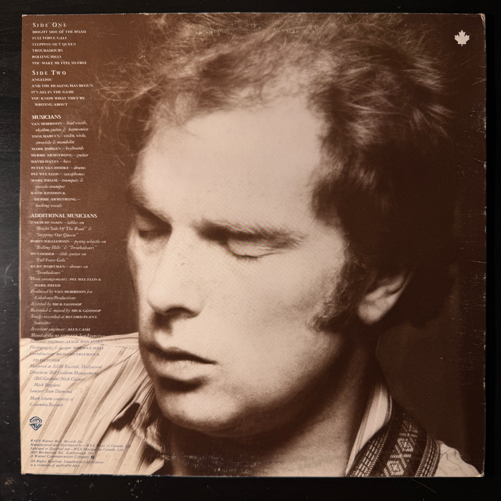 Van Morrison ‎– Into The Music (Канада 1979г.) Т