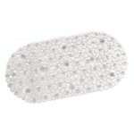 Коврик в ванную на присосках "Камушки" 69*36см прозрачный