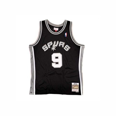 Футболка Mitchell & Ness NBA Swingman San Antonio Spurs Tony Parker#9 Jersey Black