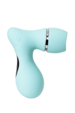 Мятный вакуум-волновой стимулятор клитора с язычком DINGO (Цвет: мятный)