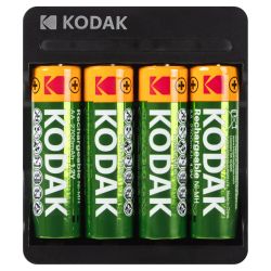 Зарядное устройство для аккумуляторов Kodak USB Overnight charger with 4 x AA 2700 mAh [K4AA/AAA]
