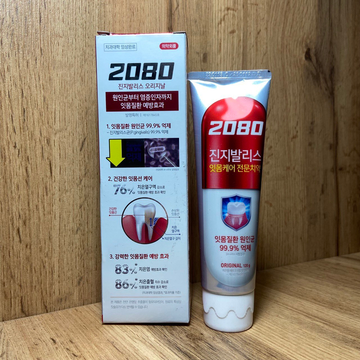 Зубная паста Dental Clinic 2080 Gingivalis Original Toothpaste укрепляет десны 120 г