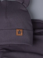 Шапка и снуд для мальчика осенняя