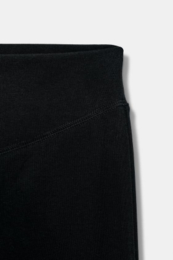 ZARA ЛЕГИНСЫ С ДЕКОРАТИВНЫМИ ШВАМИ, ЧЕРНЫЙ