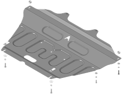 Защита картера двигателя, КПП. 1,5 мм, Сталь. для Lada Iskra 2025-н.в., Motodor.52101