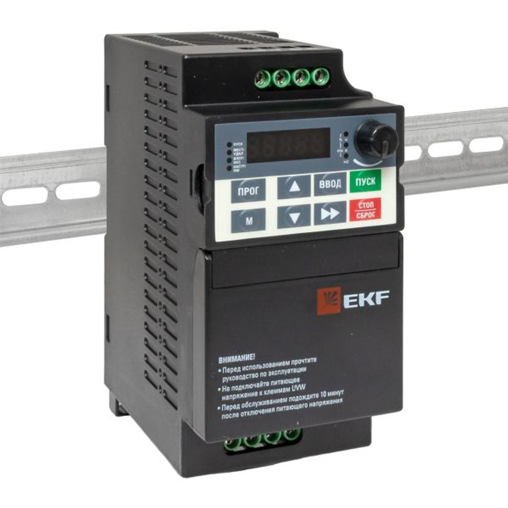 Преобразователь частоты 0,75 кВт 1x230В VECTOR-80 EKF Basic