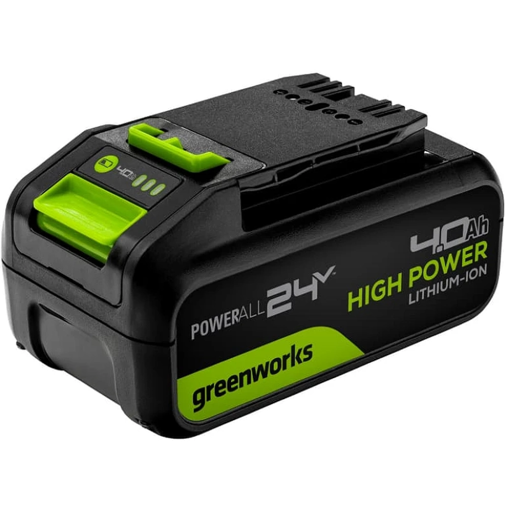 Аккумуляторная цепная пила Greenworks GD24CS15K4 (1 x 4 Ач, ЗУ) 2010107UB