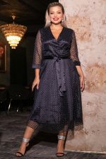 Платье Северное сияние (синее) П11674 LT Collection