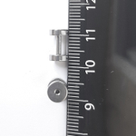 Тоннель диаметр 1,6 мм для пирсинга ушей (медицинская сталь). 1 пара