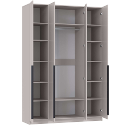 Шкаф для одежды 4-х створчатый Брандо 67.13, Кашемир