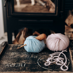 Деревянный крючок для вязания из древесины вишни 6 мм. Вязальный крючок. K152