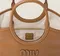 Кожаная сумка Miu Miu Ivy, коричневый