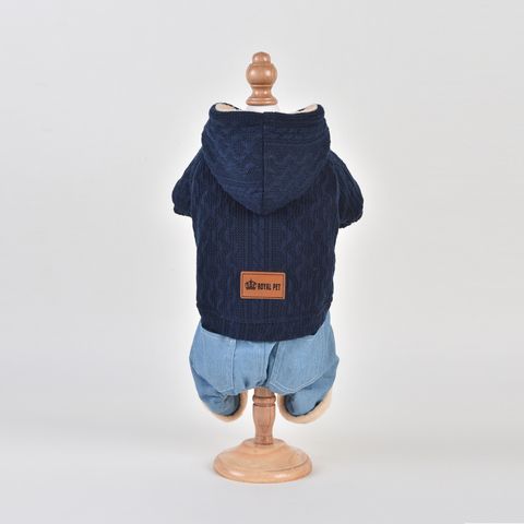 Royal Dog зимний костюм «Вязка» синий XXL