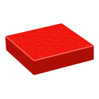 Крышка 6x6x2 см для конструктора 5"