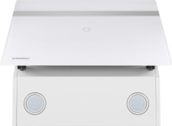 Каминная вытяжка Maunfeld MEDWAY 60 Glass White/ Stripe Inox