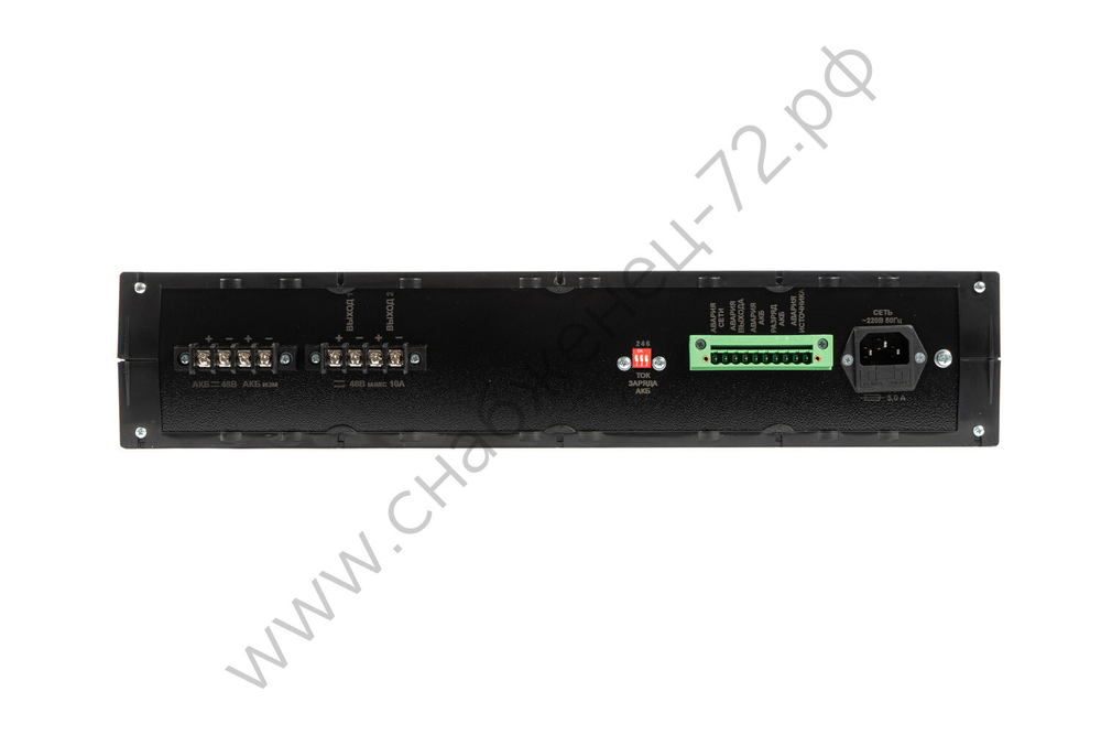 SKAT-RLPS.48DC-10 RACK (СКАТ ИБП-48/10-RACK), 48В, 10А, защита выходов, АКБ, 4АКБ до 120Ач