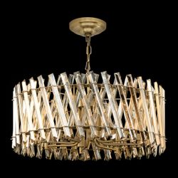 Citilux Ингвар CL334293 Люстра подвесная хрустальная Бронза