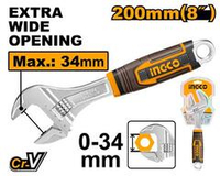 Разводной ключ 200х34 мм SUPER INGCO HADW131088 INDUSTRIAL