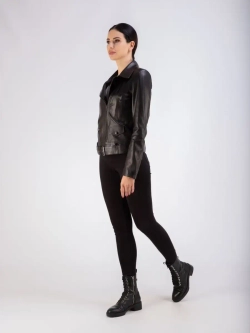 Косуха женская кожаная натуральная куртка Турция