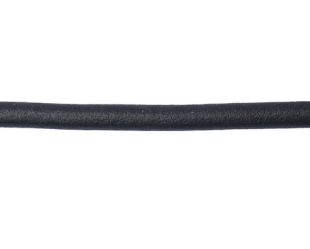 Шнурок круглый черный Ø 4.0 мм, дл. 70 см