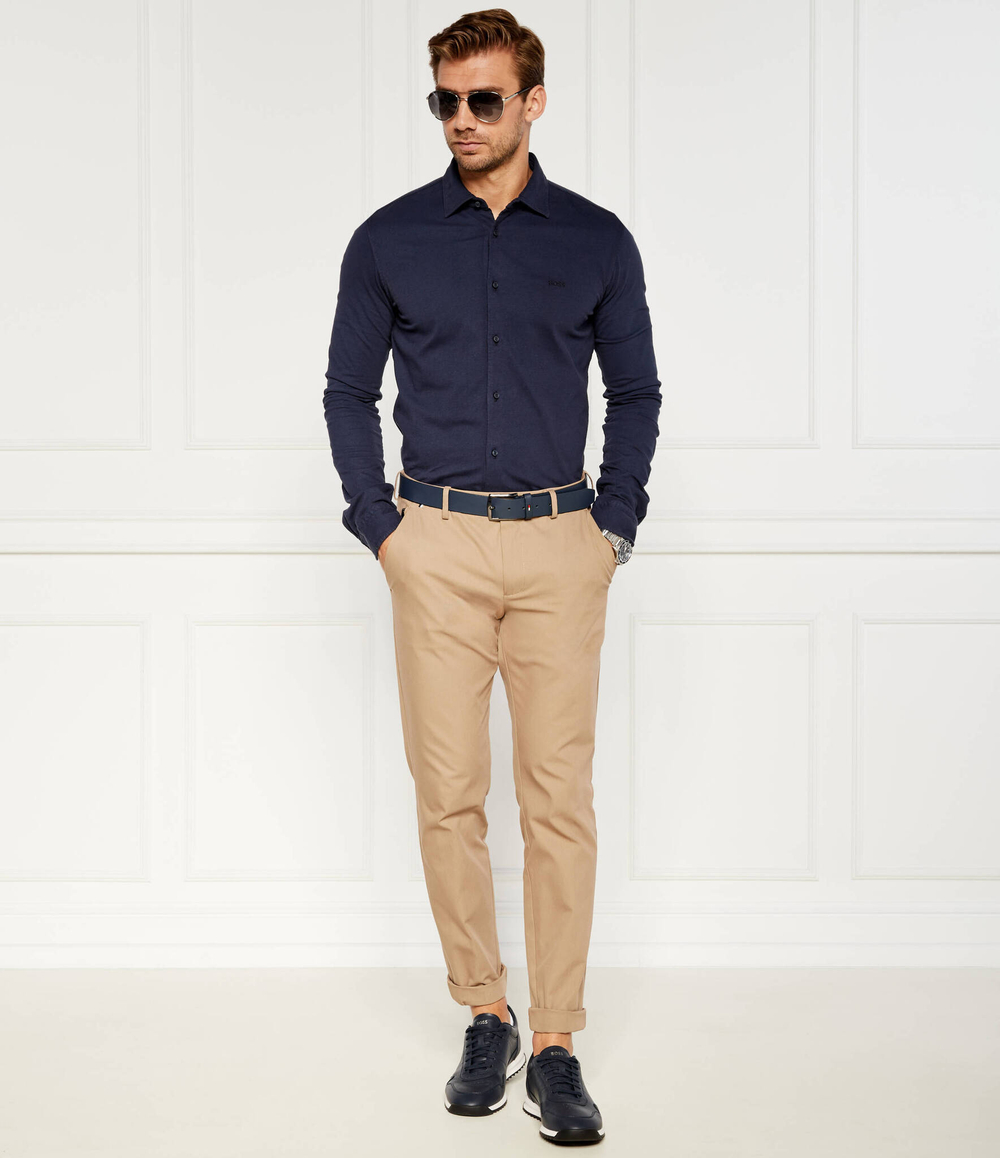 Koszula Mysoft_2 BOSS ORANGE - темно-синий(50519746)