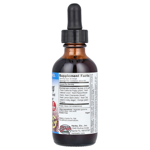 Herbs Etc., Deep Sleep, без спирта, 59 мл (2 жидк. унц.)